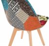 Стул деревянный Mille fabric multicolor - 6