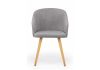 Стул деревянный Монер 360 темно-серый (glory 20) - светлое дерево - 3