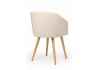 Стул деревянный Монер бежевый (glory 03) - светлое дерево - 4