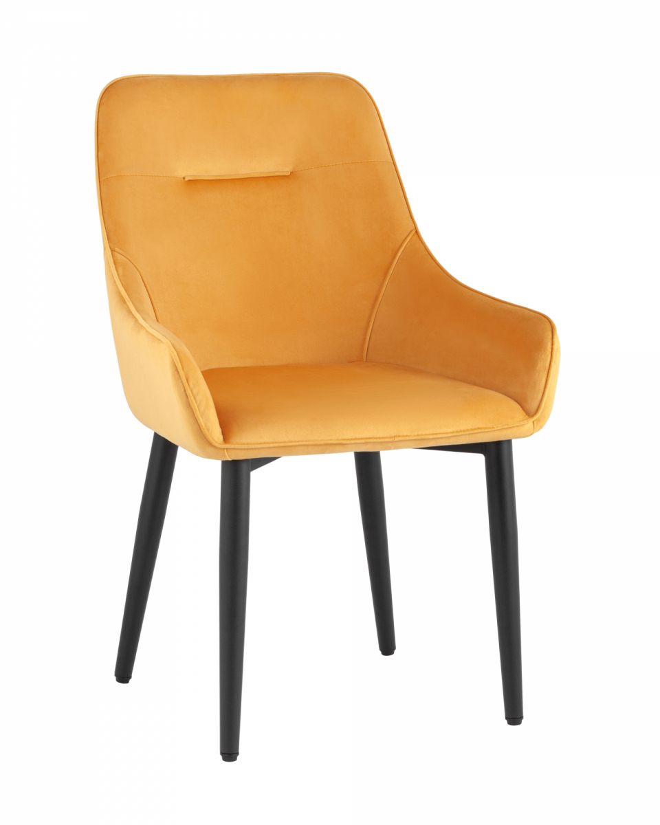 Стул Диана велюр оранжевый