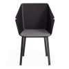 Стул DORO (mod. 8088) пластик-металл-ткань , 61,5 х 55 х 46 х 89 см , Black (Черный) - Grey (Серый) - 5