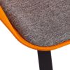 Стул DORO (mod. 8088) пластик-металл-ткань , 61,5 х 55 х 46 х 89 см , Orange (Оранжевый) 90988 - Gre - 10