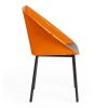Стул DORO (mod. 8088) пластик-металл-ткань , 61,5 х 55 х 46 х 89 см , Orange (Оранжевый) 90988 - Gre - 2