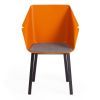 Стул DORO (mod. 8088) пластик-металл-ткань , 61,5 х 55 х 46 х 89 см , Orange (Оранжевый) 90988 - Gre - 5