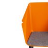 Стул DORO (mod. 8088) пластик-металл-ткань , 61,5 х 55 х 46 х 89 см , Orange (Оранжевый) 90988 - Gre - 6