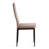 Стул Easy (mod. JSC02-1) металл, флок, 41 х 52 х 96 см, Beige (бежевый) HLR8 - черный - 2