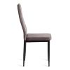 Стул Easy (mod. JSC02-1) металл, флок, 41 х 52 х 96 см, Dark grey (темно-серый) HLR24 - черный - 2