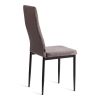 Стул Easy (mod. JSC02-1) металл, флок, 41 х 52 х 96 см, Dark grey (темно-серый) HLR24 - черный - 3