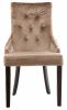 11138 Стул Elegance dark walnut - fabric beige - 2