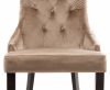 11138 Стул Elegance dark walnut - fabric beige - 3