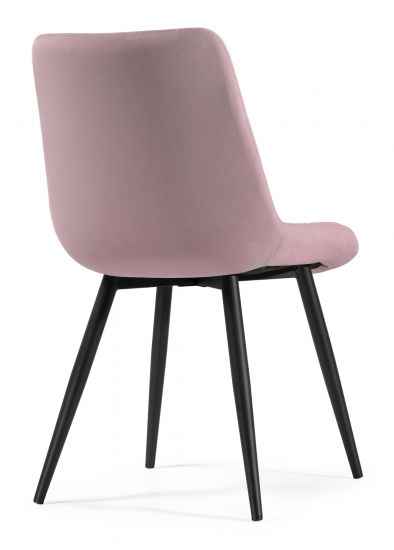 Стул Fox black - light purple