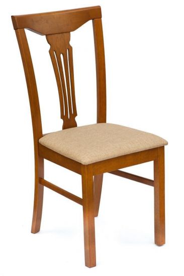 Стул - Гермес- Hermes (комплект) дерево гевея, 43х49х94см, Espresso, ткань песочная (Jaffy 104-58)