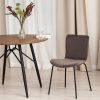 Стул GILLIAN (mod. 0137017-NI) металл-вельвет, 45х52,5х78 см, серо-коричневый S108 (84 Brown)-черный - 9
