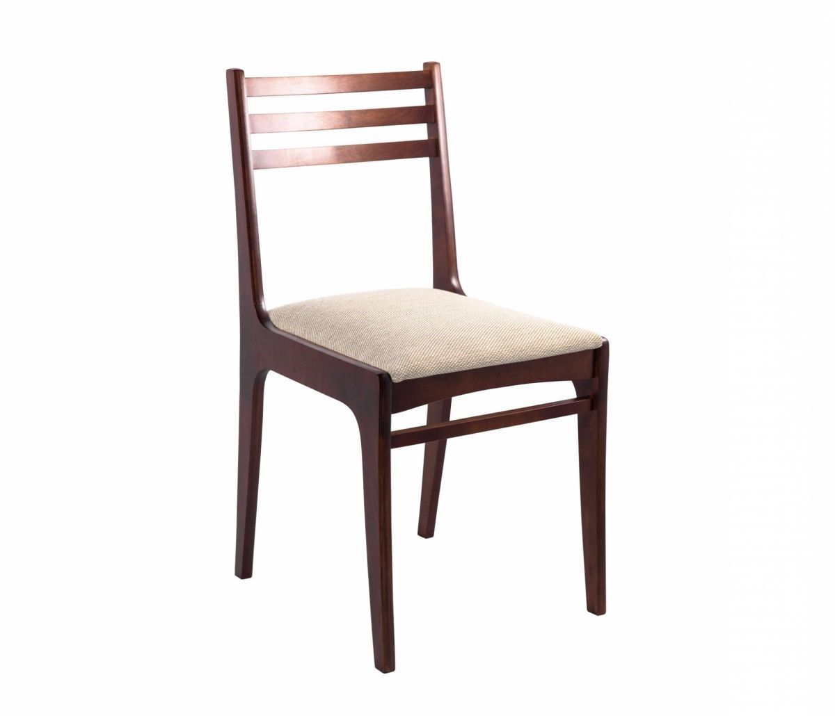 Стул Грис (С08)-Массив березы Грецкий орех-ТканьАполло беж