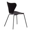 Стул Jacobsen (mod DC 102-1) пластик-металл, 45 х 54.5 х 80 см, Black (Черный) - Black (Черный) - 3