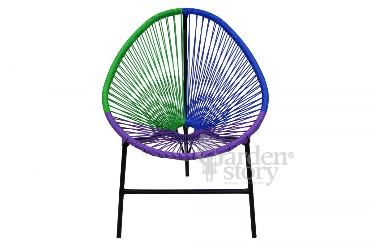 Стул к набору Акапулько арт.AC-MT001, синий, фиолетовый, зеленый "Garden story"