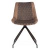 Стул KELT ( mod. 8799 ) металл,ткань наппа, 50 х 60 х 84 х 49,5 см, черный-коричневый - 12