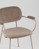 Стул Кэрол коричневый бежевые ножки - 3