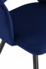 Стул Konor dark blue - black - 7