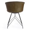 Стул KRANZ (mod. 9322М) экокожа - пластик , 53 х 55 х 45 х 76,5, Grey (Cерый) 7 - Olive (Оливковый) 19 - черный - 4