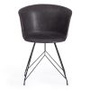 Стул KRANZ (mod. 9322М) экокожа - пластик , 53 х 55 х 45 х 76,5, Grey (Cерый) 7 - Olive (Оливковый) 19 - черный - 5