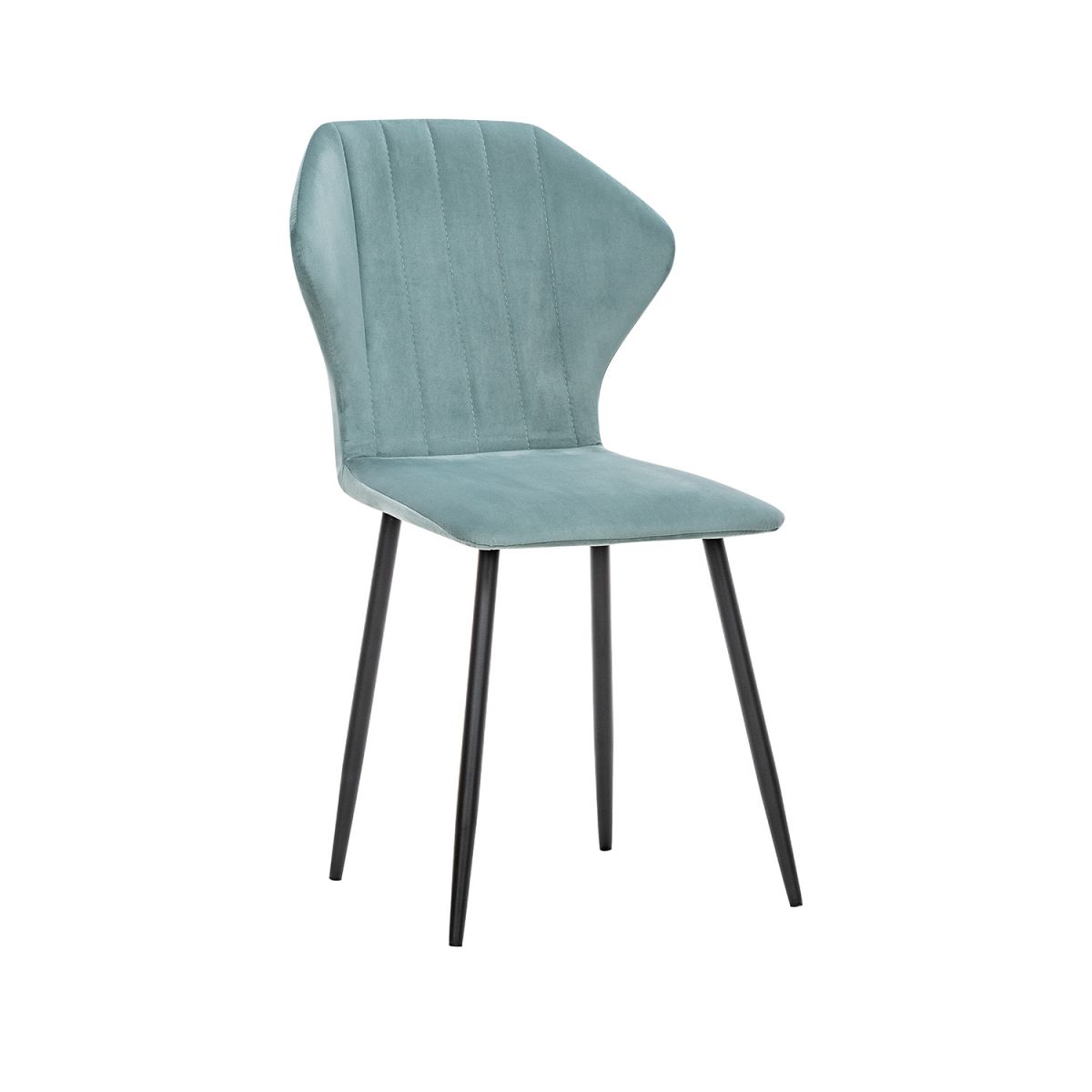 Стул Leset Гувер полоса Ultra Mint, Чёрный