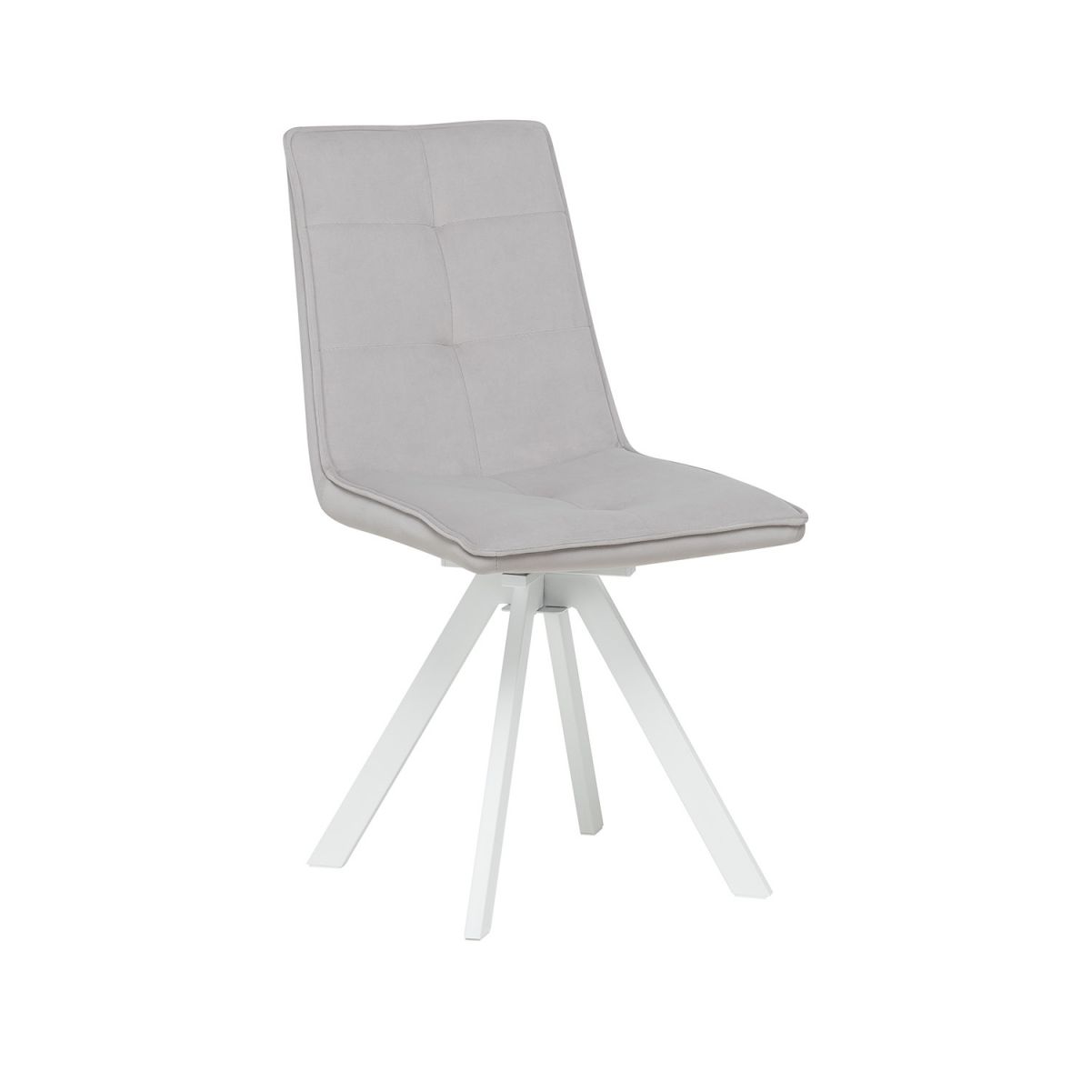 Стул Leset Умбра 360 (поворотный механизм) Дым, Белый