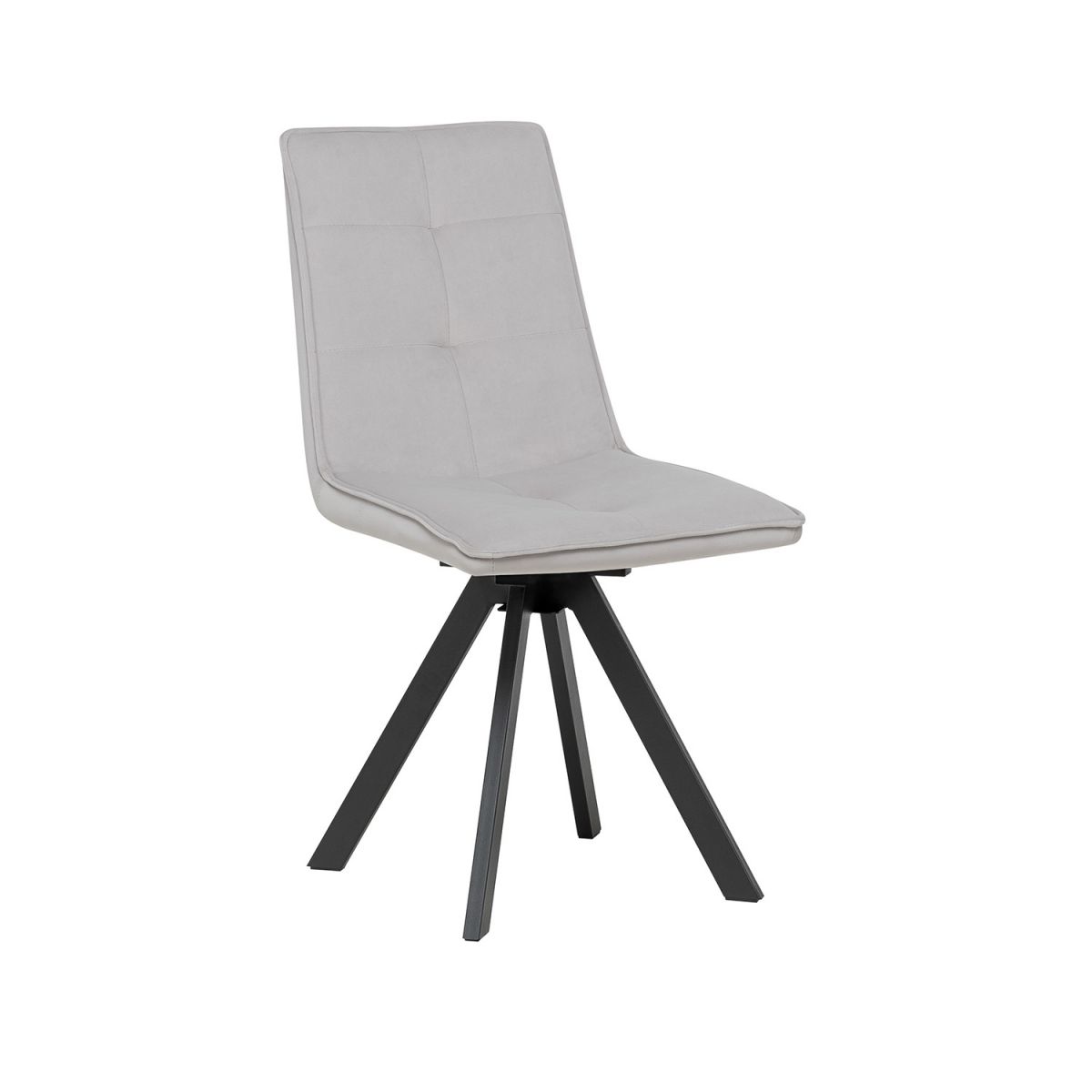 Стул Leset Умбра 360 (поворотный механизм) Дым, Чёрный