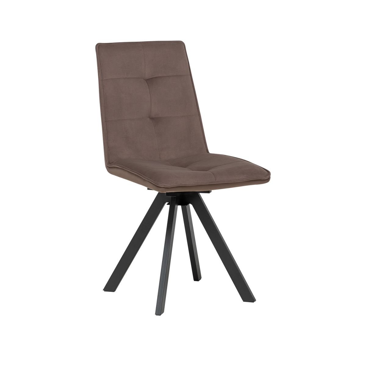 Стул Leset Умбра 360 (поворотный механизм) Латте, Чёрный