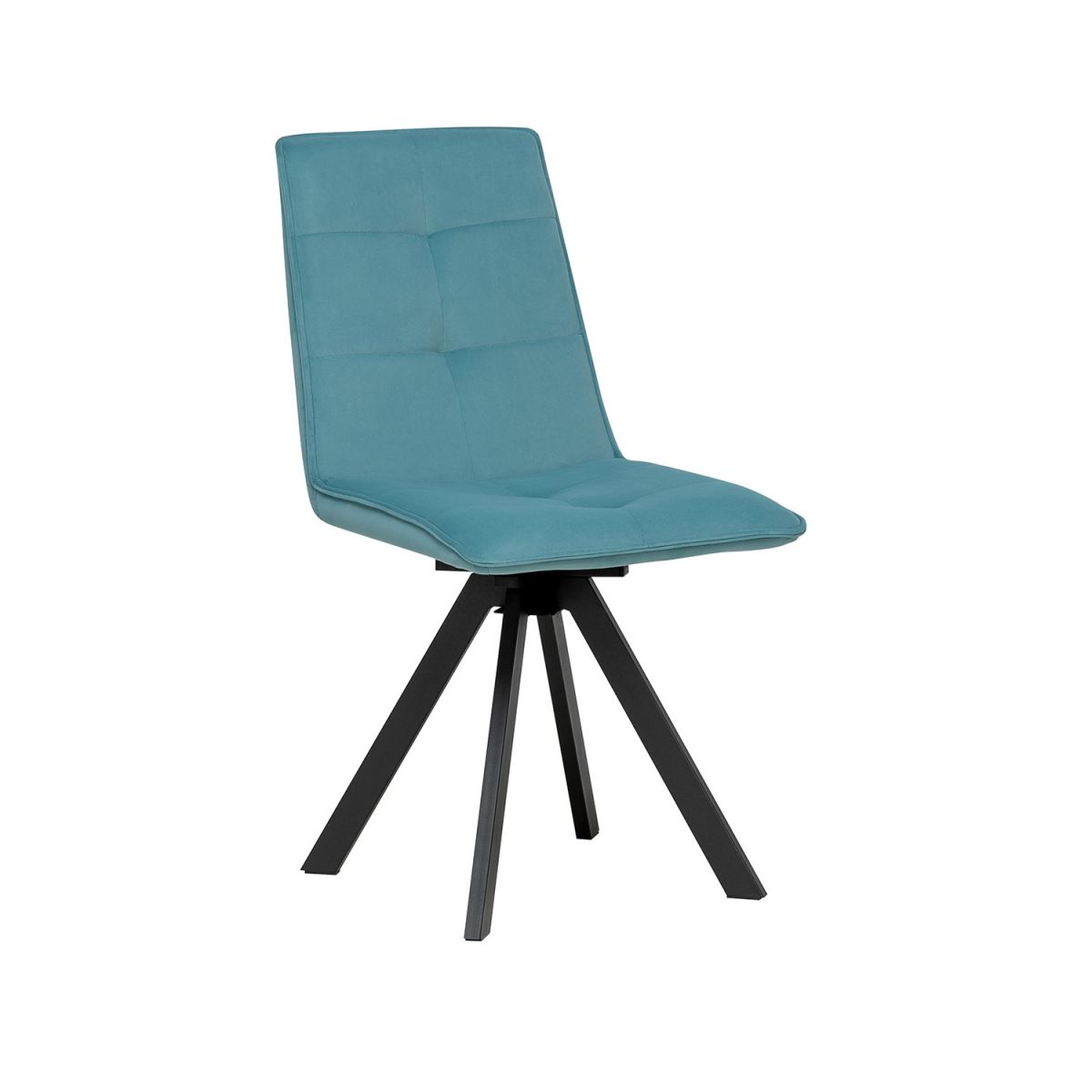 Стул Leset Умбра 360 (поворотный механизм) Ментол, Чёрный