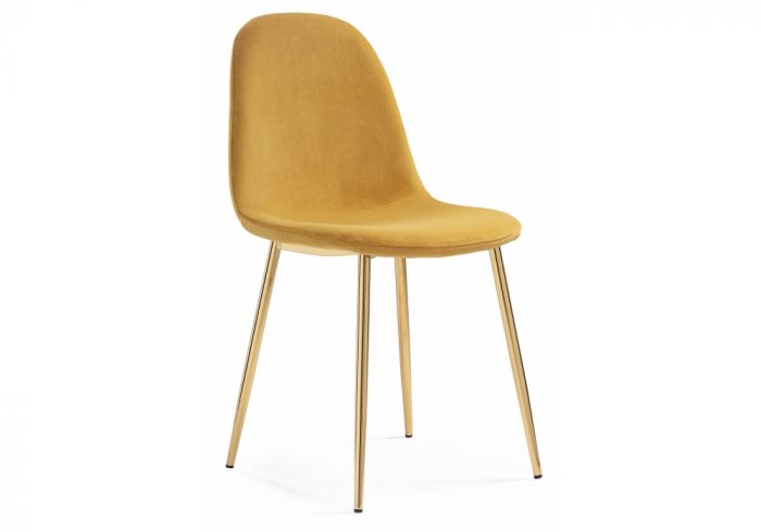Стул Lilu 1 yellow - gold