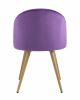 Стул Лион Страйпс велюр лиловый - 5