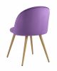 Стул Лион Страйпс велюр лиловый - 6