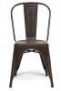 Стул LOFT CHAIR (mod. 012) металл, 45*35*85см, коричневый-brown vintage - 2