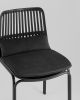 Стул Louran с подушкой чёрный 2 шт. - 8