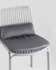 Стул Louran с подушкой серый 2 шт. - 8
