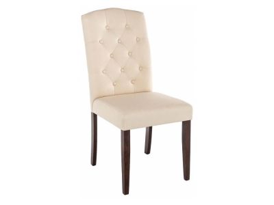 11023 Стул Menson dark walnut - fabric cream