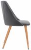 Стул Morgan dark gray - wood - 2