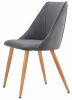 Стул Morgan dark gray - wood - 5