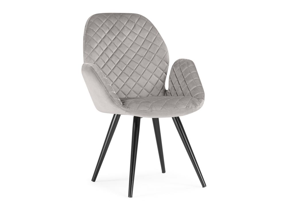 Стул Муат поворотное confetti silver - черный