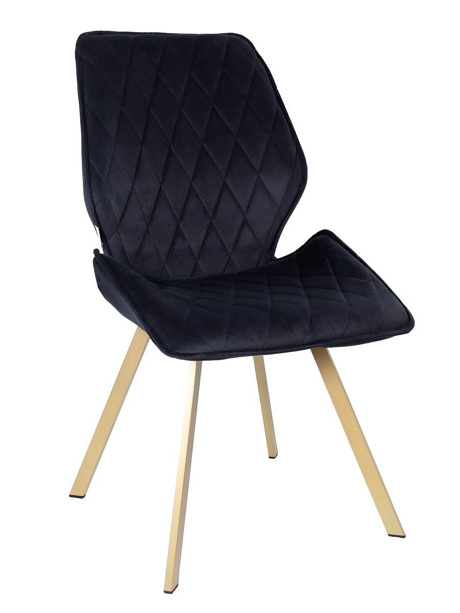 Стул мягкий поворотный 180, ГРАФИТ-M420-12 велюр, каркас металл, шампань КВАДРАТ DC231