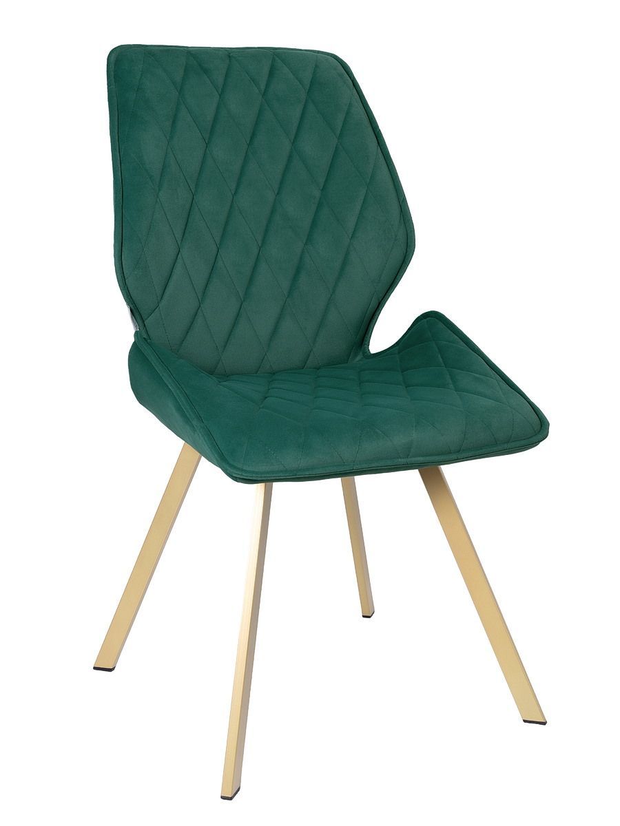 Стул мягкий поворотный 360, ИЗУМРУД-M420-36 велюр, каркас металл, шампань КВАДРАТ DC233