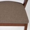 Стул мягкое сидение VERSA (Верса) - 1 шт. в упаковке каркас бук, сиденье ткань, 54,5*56*74см, Коричневый - 5