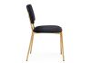 Стул Armond black - gold - 3