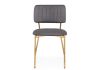 Стул Armond dark gray - gold - 2