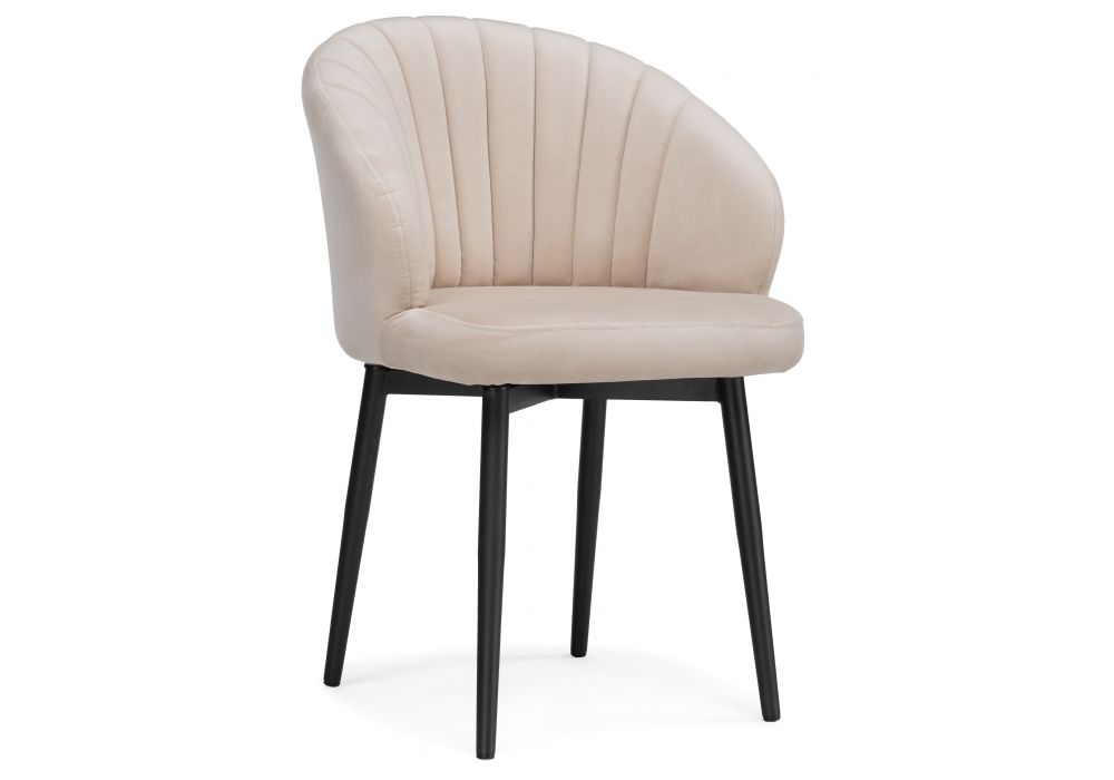 Стул на металлокаркасе Бэнбу крутящийся MR-26 - черный