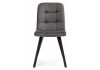 Стул Bruk dark gray - black - 7