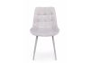 Стул на металлокаркасе Челси 360 К светло-серый (zd 960) - серый np - 5