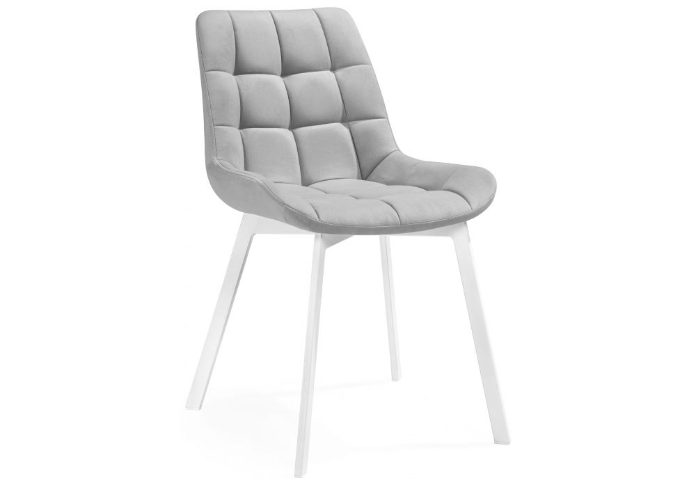 Стул Челси белый - светло-серый