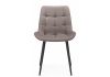 Стул на металлокаркасе Челси К латте (zd 290) - черный np - 3